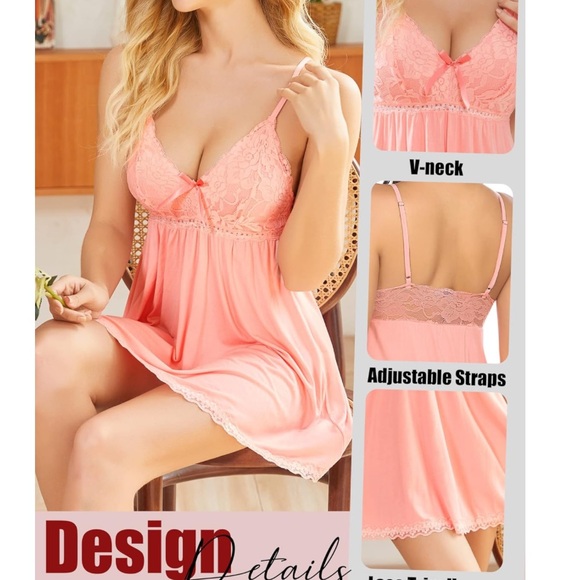 Sleepwear Size Large Babydoll Set - Picture 2 of 8